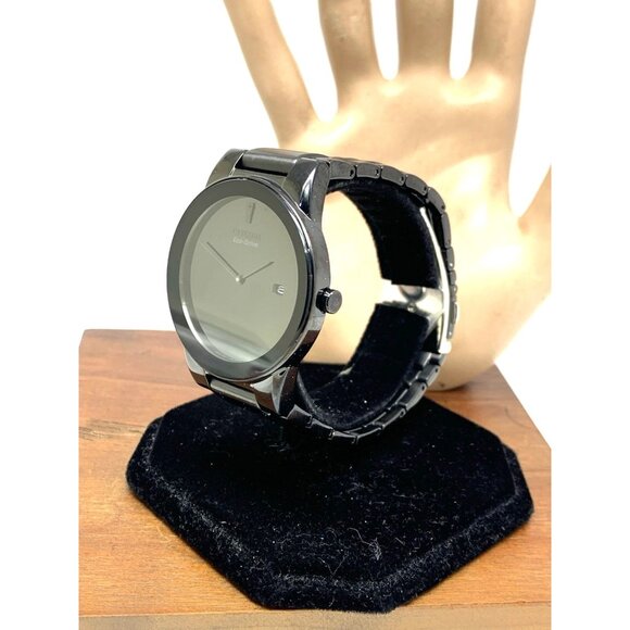 Citizen Men's Watch Eco-Drive AU1065-58E Axiom Black Dial Stainless Steel 40mm - Picture 2 of 15